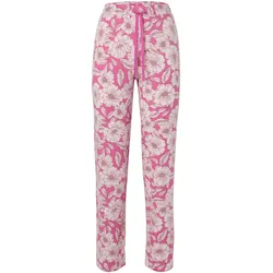 Tchibo - Pyjamahose - Damen - Gr. S - pink/geblümt