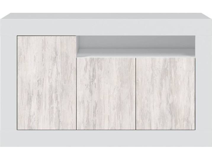 CALICOSY - Buffet-Design mit 3 Türen und 1 Aufbewahrungsnische Baltik - L144 cm