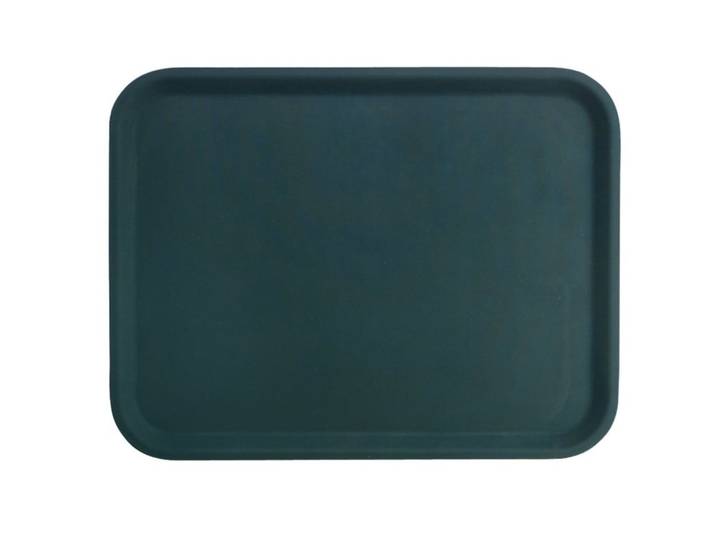 Tablett Piazza schwarz Kunststoff B 37 T 53 cm