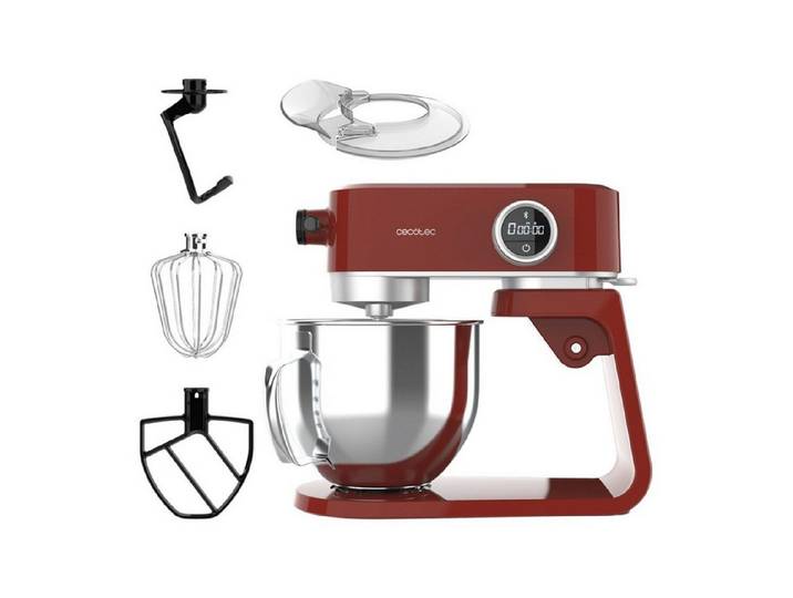 Cecotec Küchenmaschine Twist&Fusion 4000 Luxury Red, 800 W, 5.2 l Schüssel, Twist&Fusion 4000 Luxury Red