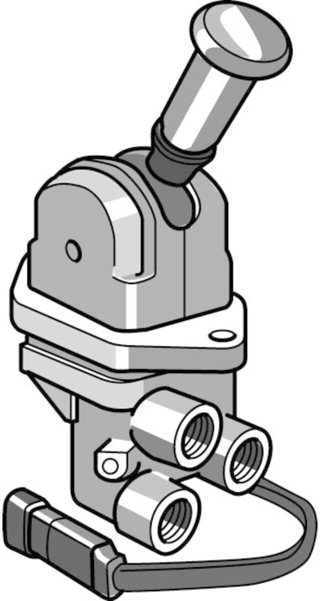 Valve de commande de frein, frein de stationnement KNORR-BREMSE DPM96EY