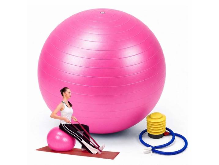Relaxdays Gymnastiekbal met pomp
