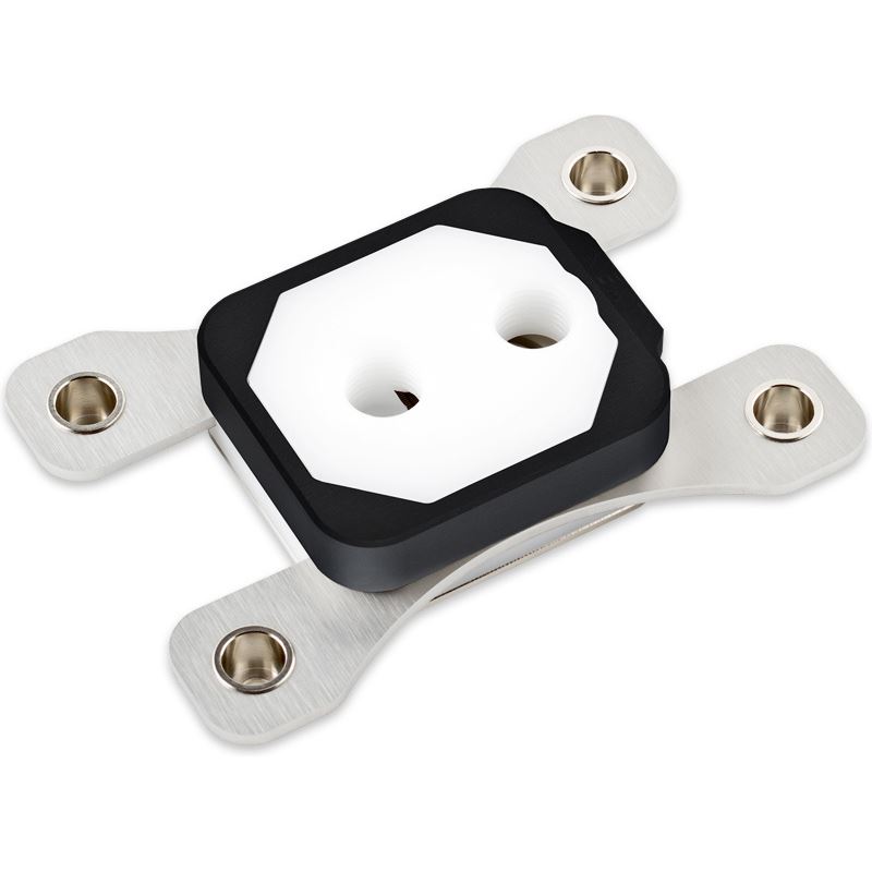 aqua computer cuplex kryos NEXT RGBpx AM4/AM5 - Acetal + 925 Silber, schwarz