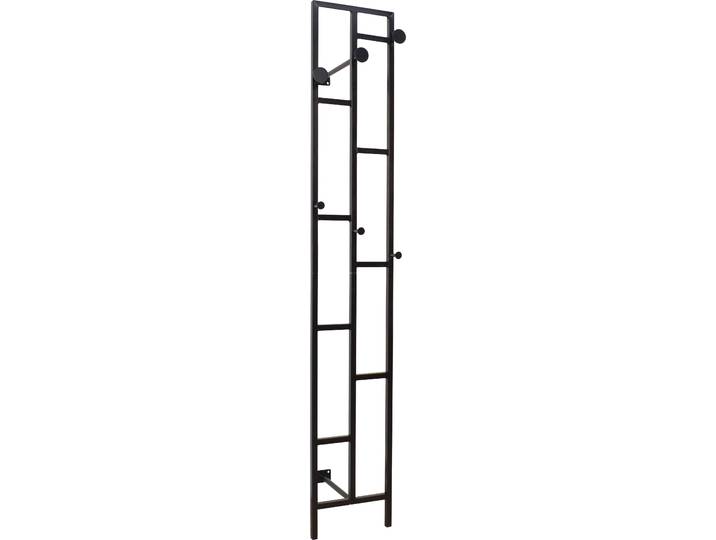 Wandgarderobe INOSIGN, schwarz, B:33,5cm H:180cm T:36cm, Metall, Garderobenpaneele, Wandgarderobe, aus Metall, Höhe 180 cm, Wandmontage