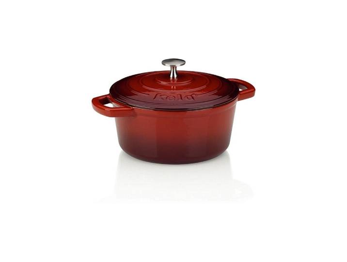Kochtopf KELA Kela Bräter Calido , rot, B:21cm Ø:21cm, Töpfe, Kochtopf
