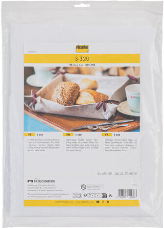 Vlieseline ® S 320 Schabrackeneinlage SB-Zuschnitt, weiß, 100 x 90 cm