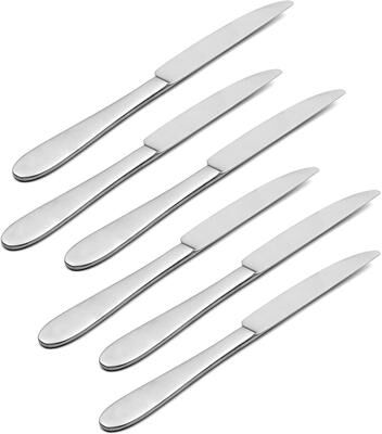 Oneida Vale Everyday Flatware Dinner Knives, Set Of 6