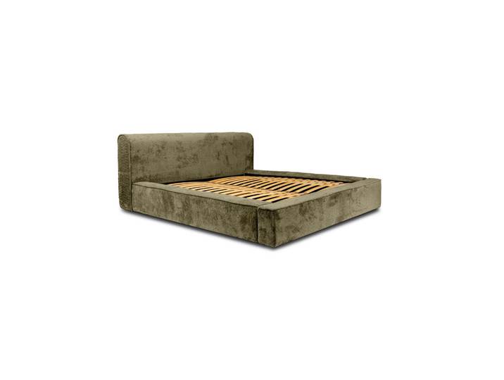 Fedve Polsterbett aus Polstermaterial Pedrosa 140x200 cm, Grün, 140x200 cm, Schlafzimmer, Betten, Polsterbetten