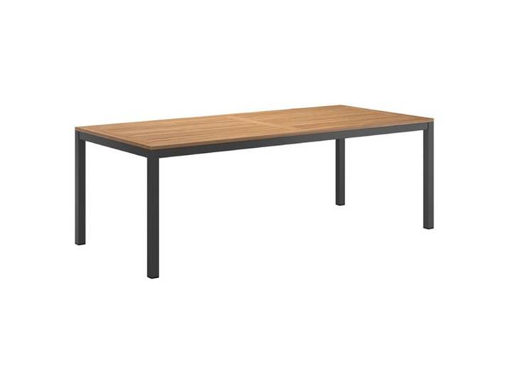 OUTLIV. Gartentisch 220x100cm Alumininum/Teak