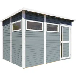 Bertilo Gartenhaus Pentus 3 - 19 mm grau
