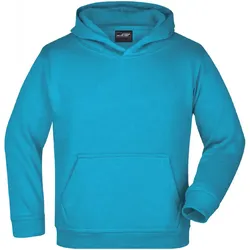 Kinder Kapuzensweatshirt "JN047K" - S - turquoise