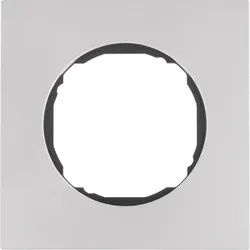 Berker Rahmen 1-fach flach Edelstahl 10112614