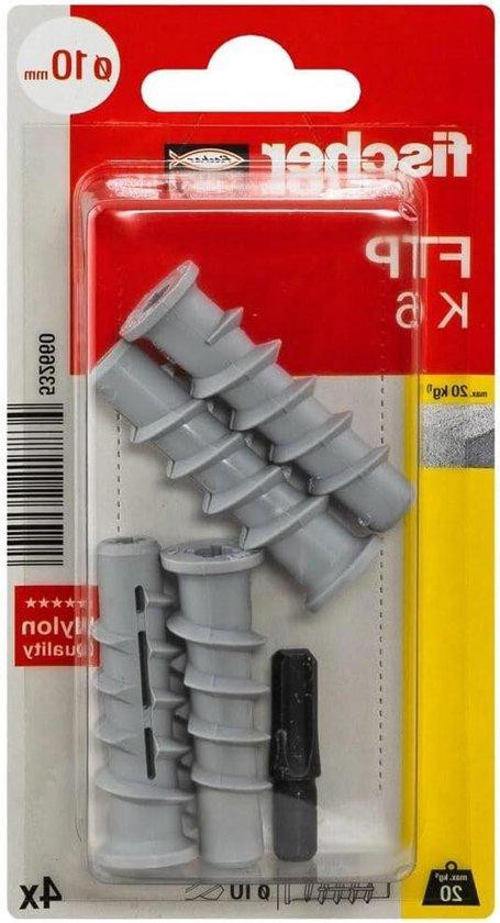 Betonplug Set voor Cellenbeton Ankers - Grijs - 50 mm