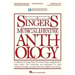 The Singer/'s Musical Theatre Anthology - Teen/'s Edition: Baritone/Bass Book with Online Audio (Wit, Sachbücher
