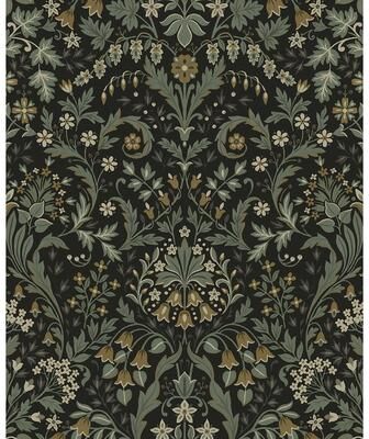NextWall Filigree Floral Peel and Stick Wallpaper