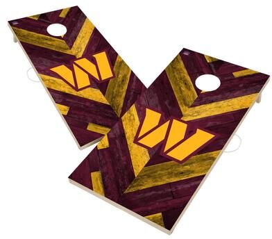 Skip's Garage Washington Commanders NFL Cornhole Board Set