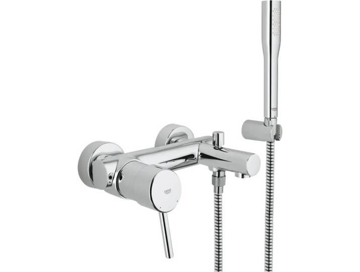 GROHE Mitigeur Bain/Douche Monocommande avec douchette Concetto Chromé 32212001