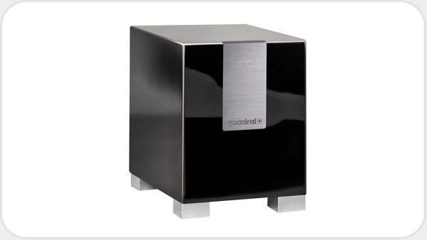 Quadral Qube S 8 aktiv hochglanz *highgloss schwarz* QU01310