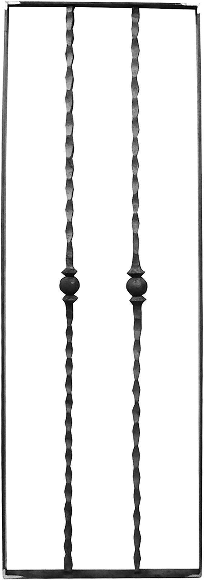 Pro_metal_design MODULI FERRO RIEMPIMENTO ANTA CANCELLO 1000x331 mm CON PALETTI FORGIATI 25 PZ