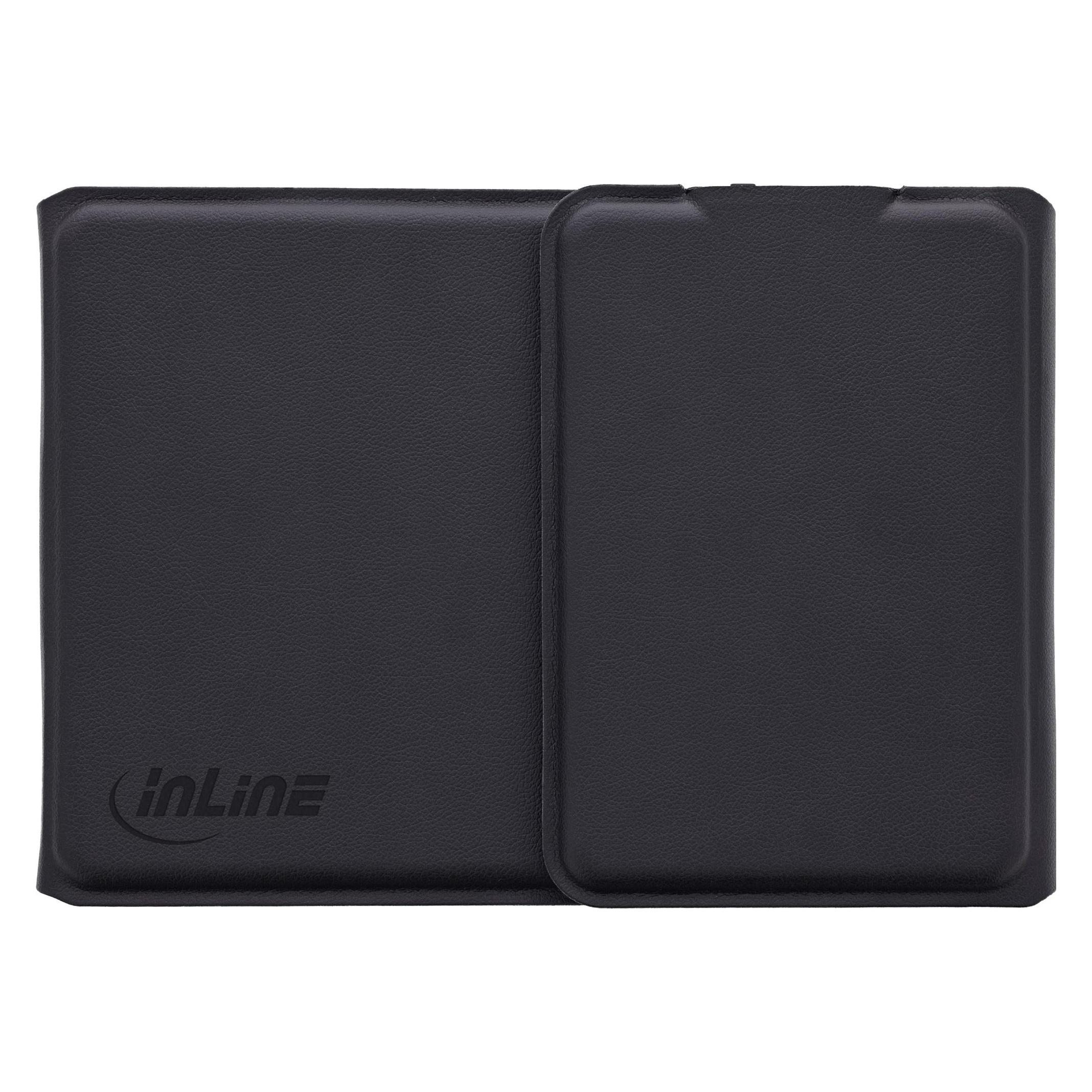 InLine Faltbare Bluetooth Tastatur mit Touchpad, schwarz (DE, Kabellos) (55379B)