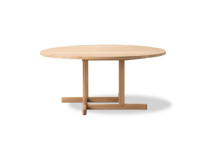 Fredericia Furniture BM80 Mogensen Coffee Table Couchtisch Ø120 cm Hell geölte Eiche