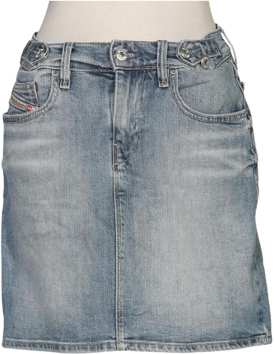 Diesel Damen Rock, Blau, Gr. W26, Baumwolle / Elasthan - Second Hand