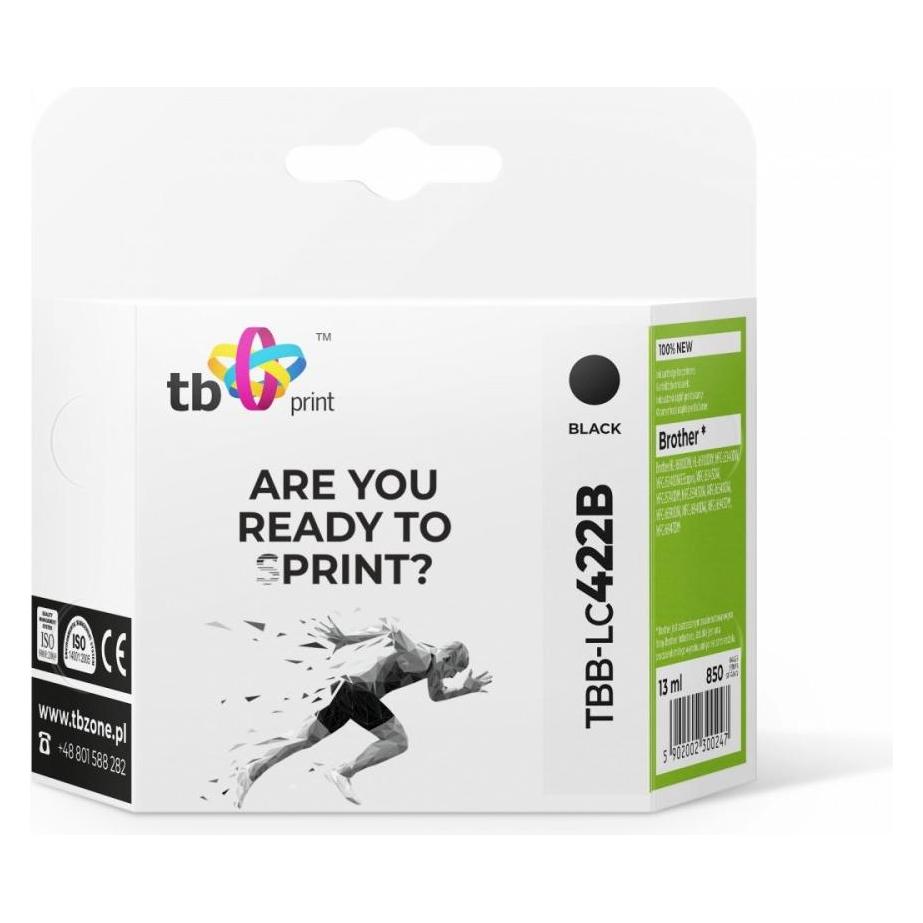Print Tinte für Brother MFC-J5340DW TBB-LC422B 100% neu Schwarz (BK) (TBB-LC422B)