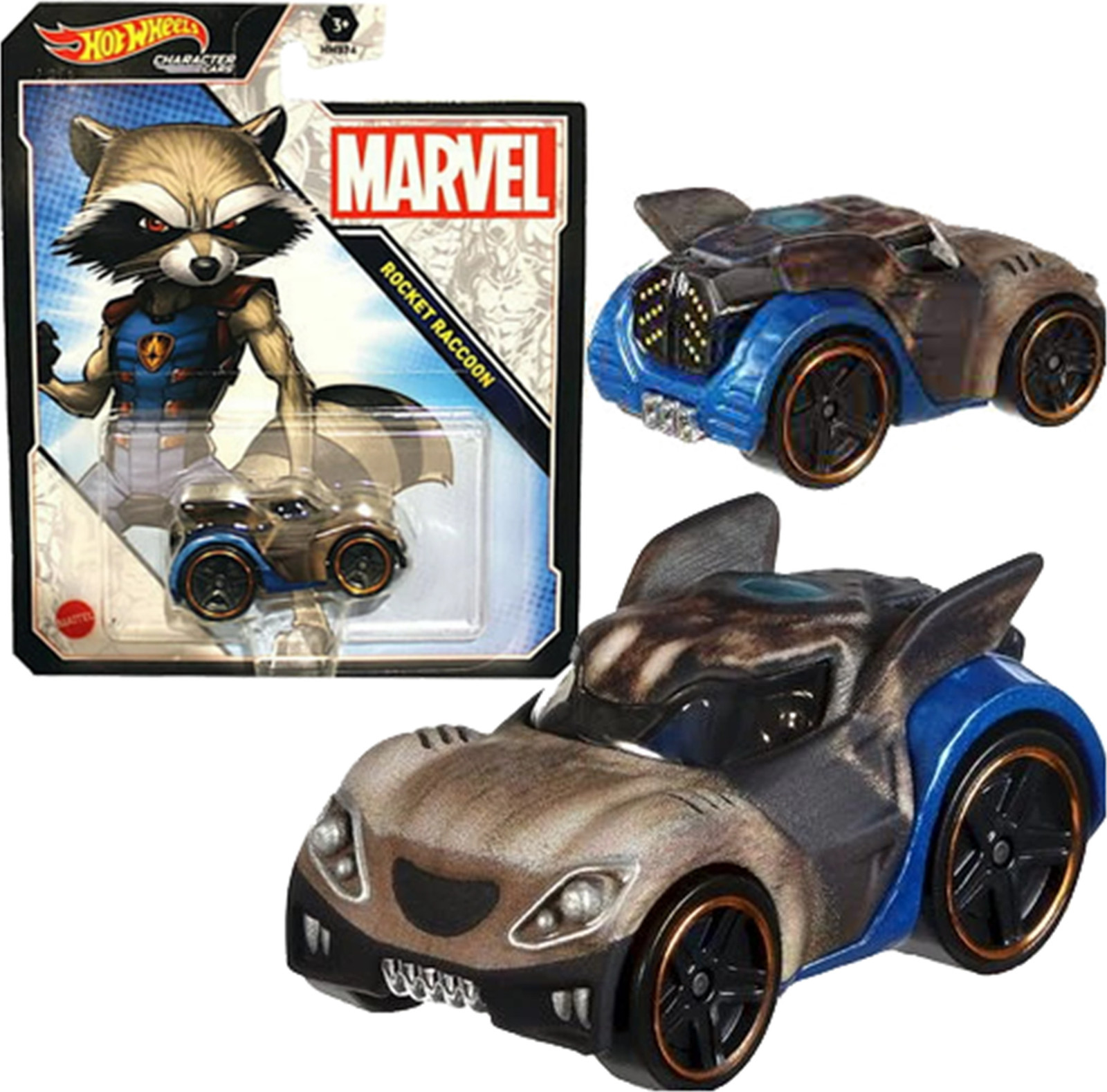 Hot Wheels Marvel Rocket Raccoon karakterauto