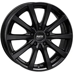 Platin P69 Black Shiny 7.5x17 ET 48 5/108 Alufelge Schwarz