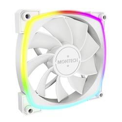 MONTECH RX120 PWM ARGB PC-Gehäuse-Lüfter Weiß, Grau (B x H x T) 120 x 120 x 25 mm RX120 PWM W