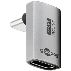 goobay Adapter USB 4-Stecker / USB 4-Buchse 90°