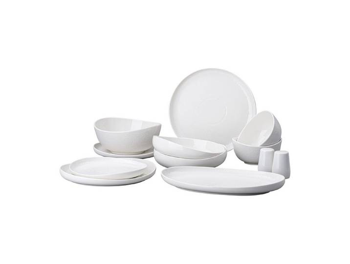 Mulex Geschirr-Set MILA (27-tlg), 6 Personen, Porzellan, 27 teilig