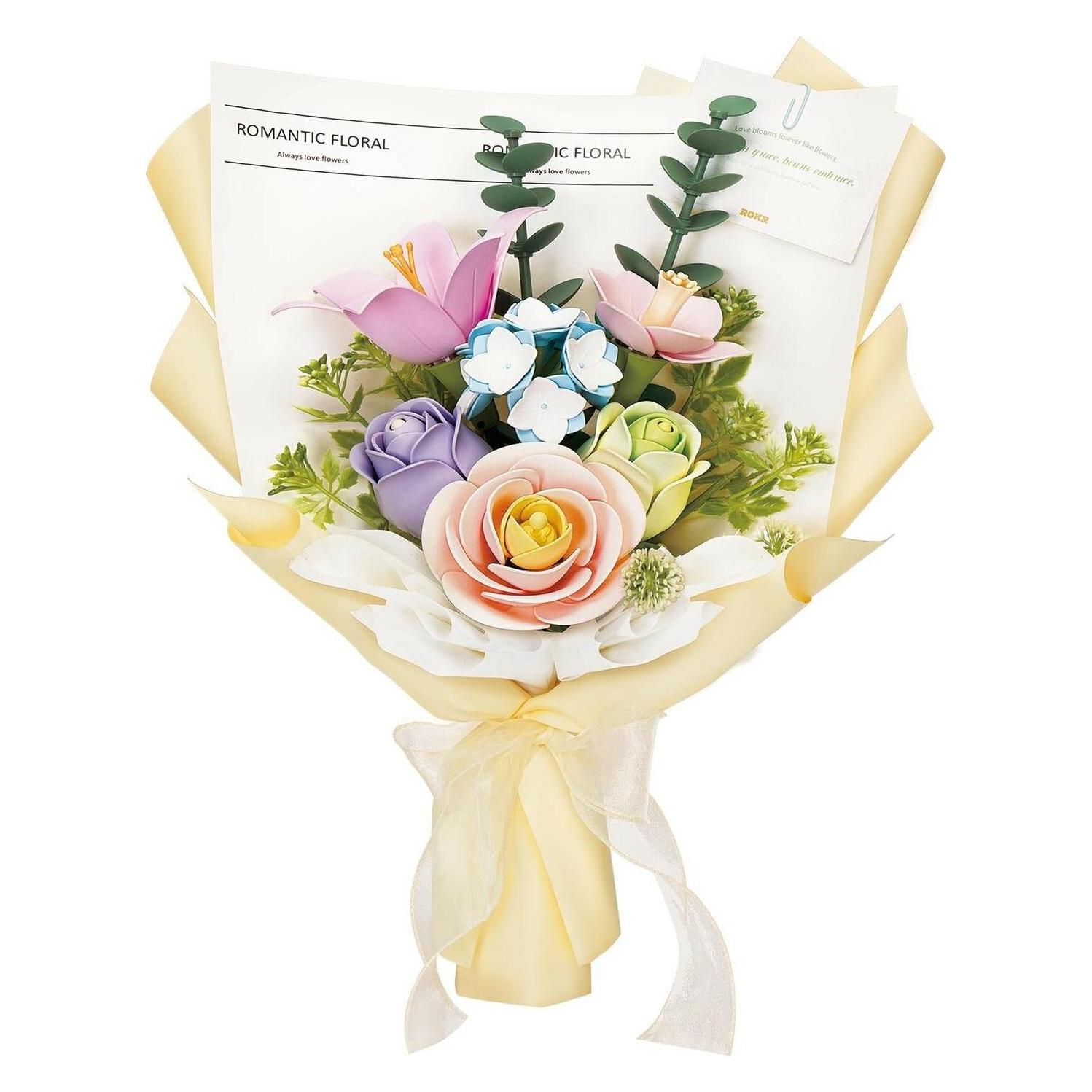 Robotime Bausatz Spring Time Bouquet 165-teilig, Modell Art (AF01J)