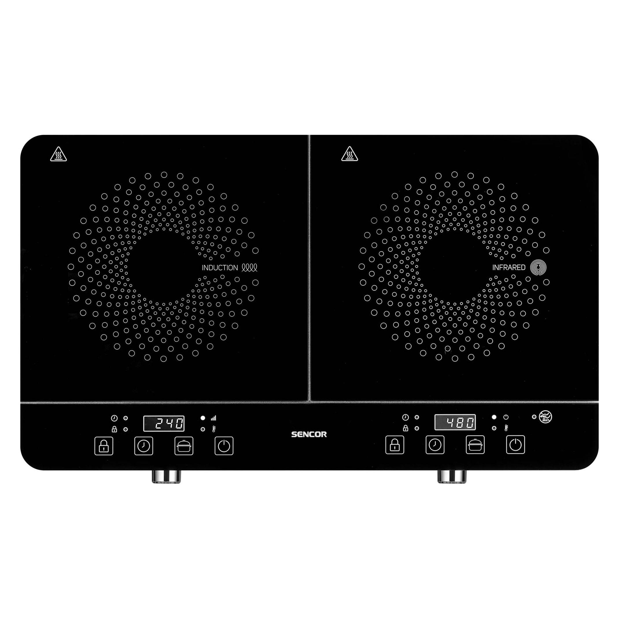 Sencor SCP 4001BK (58 cm, Glaskeramik Kochfeld, Induktionskochfeld) (41010016)