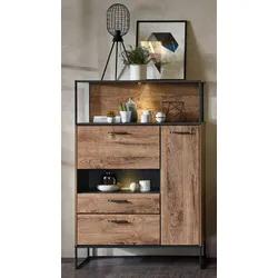 Highboard HARPER WAKEFIELD (BHT 99x151x38 cm) - braun - BHT 99x151x38 cm