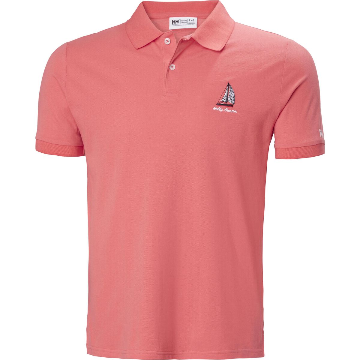 Helly Hansen Messina Graphic Fitted Polo nantucket red (098) M 54540_098-M