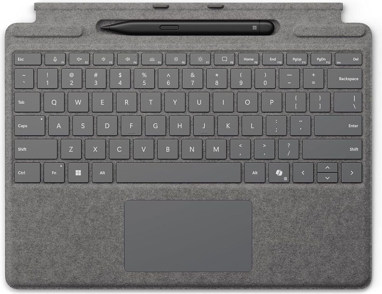 Microsoft Surface Pro Keyboard with Slim Pen - Platinum, Compatible with Surface Pro 11th Gen/9/8, New