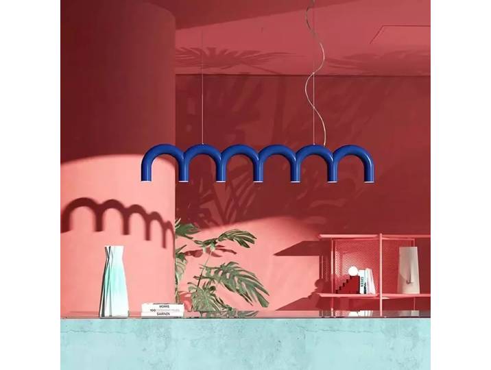 Lustre moderne en forme de U, éclairage de décoration pour chambre à coucher, cuisine, Bar, lampes longues, Restaurant, 2025