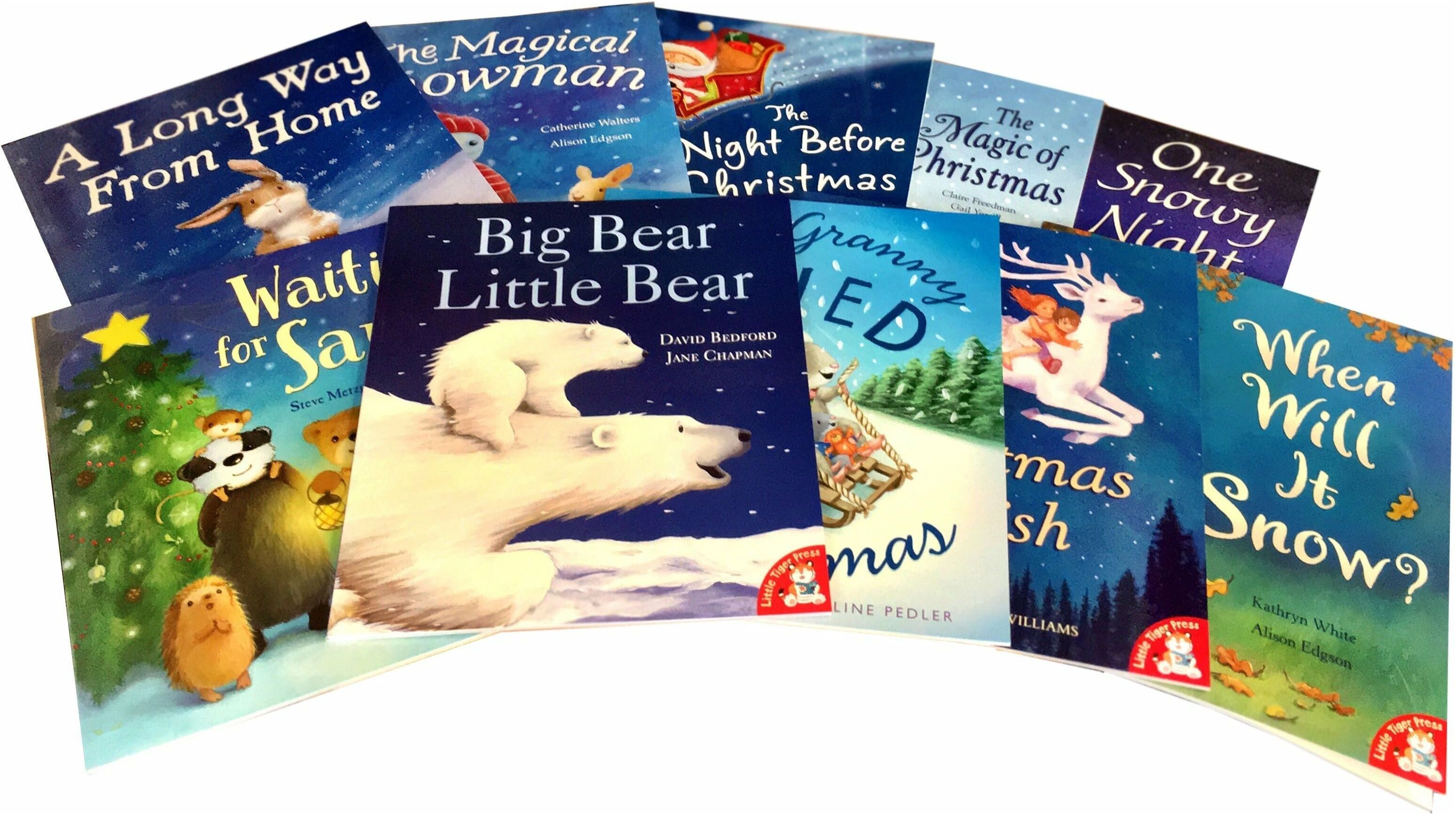 Little Tiger Press The Big Christmas Collection 10 Books Set Children Reading Bedtime Stories