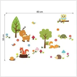 Cover-Discount, Wandtattoo, Wandsticker Tattoo Aufkleber Forest