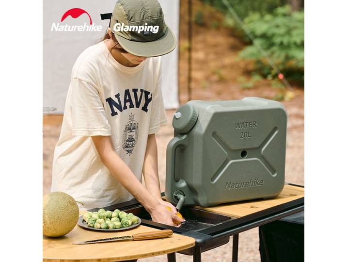 Naturehike – seau d'eau avec robinet, réservoir de stockage extérieur pour Camping, conteneur PE de qualité alimentaire, Pot d'eau de pique-nique Portable, 12l/20l