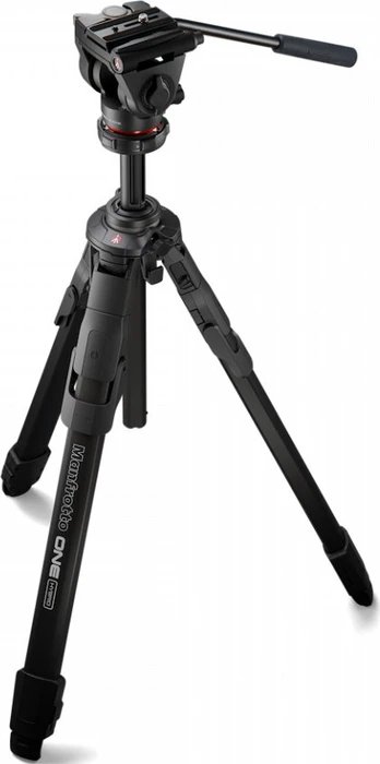 Manfrotto ONE Alu Hybrid Tripod mit 500X Fluidkopf