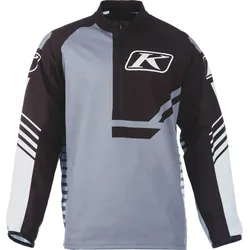 Klim Revolt 1/4 Zip, Funktionsshirt - Schwarz/Grau/Weiß - 3XL