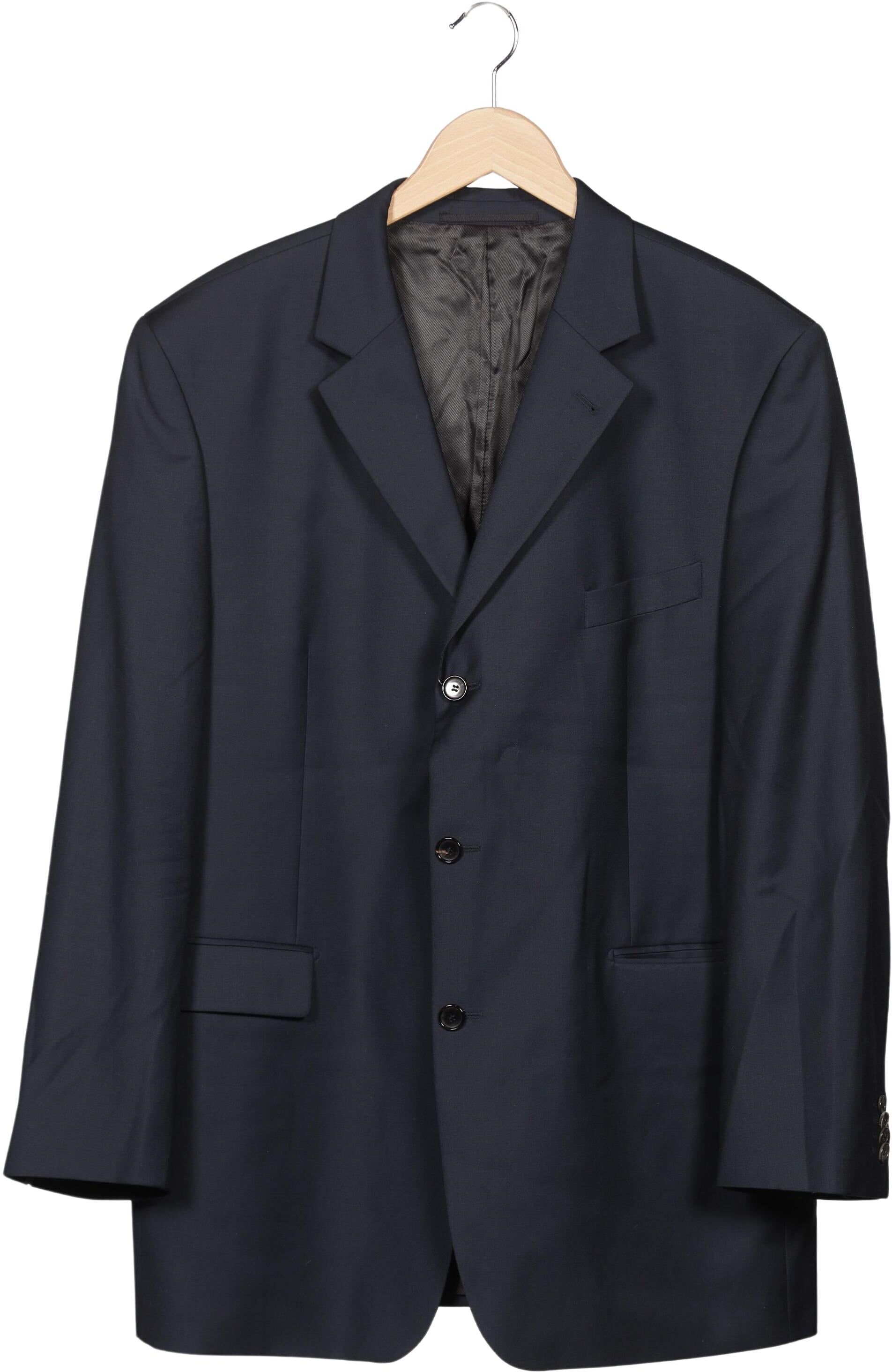 Christian Berg Herren Sakko, Marineblau, Gr. L, Schurwolle / Viskose - Second Hand