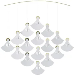 Flensted Mobiles, Babymobile, Engelschor Mobile mit Geschenkbox
