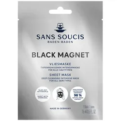SANS SOUCIS Black Magnet Vliesmaske