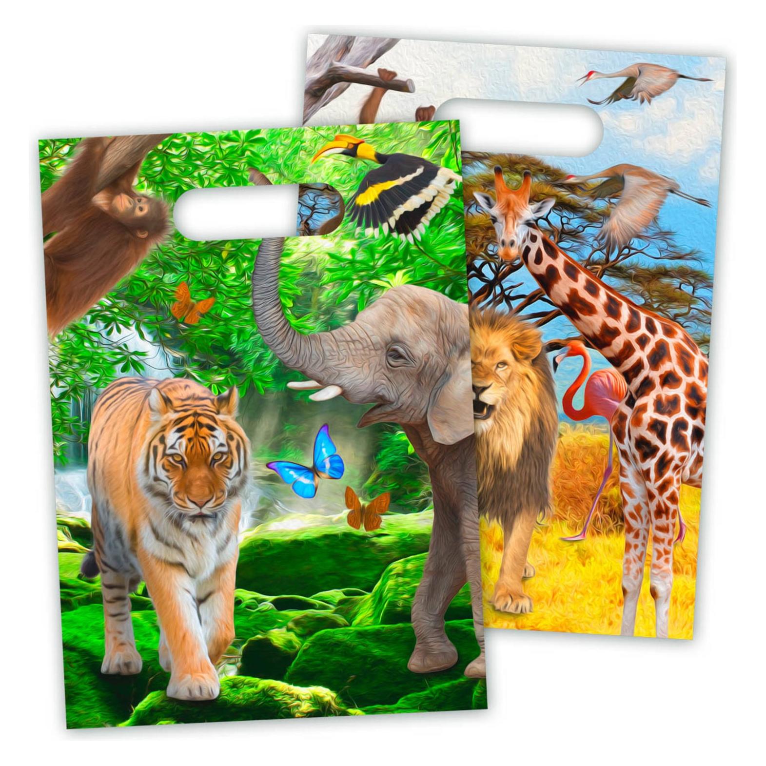 Folat Safari Teil Taschen (8 Stk.) (62004)