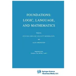 Foundations: Logic, Language, and Mathematics, Fachbücher von Elliott Mendelson, Hugues Leblanc, A. Orenstein