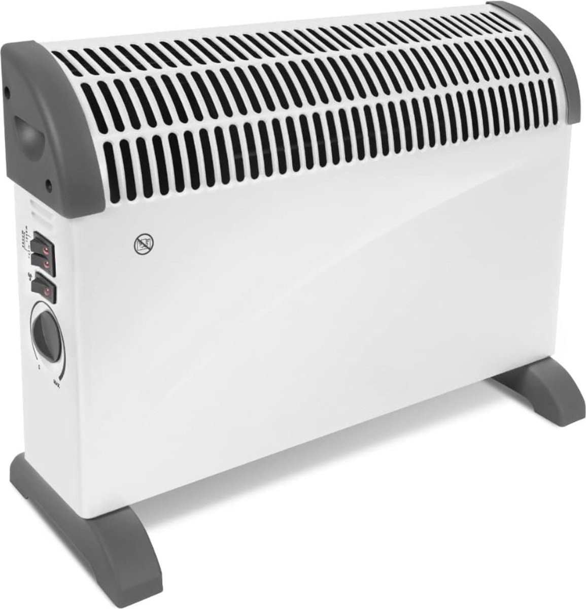 Lexium Elektrische Convector voor Badkamer - Modern en Vrijstaand - Wit