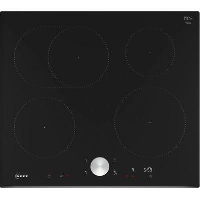NEFF Induktions-Kochfeld "T56FTF1L0", schwarz, B:59,2cm H:5,1cm T:52,2cm, Kochfelder, Powerstufe für schnelle Hitze & Bräterzone für große Töpfe